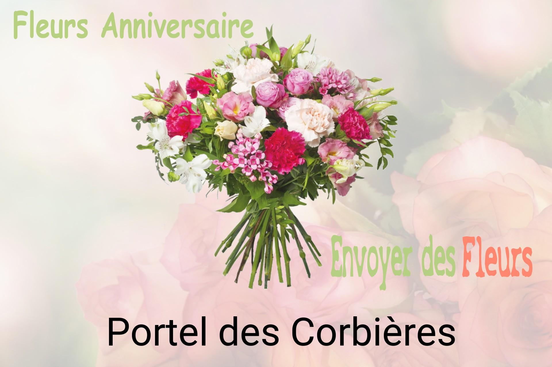 Bouquet de fleurs d’anniversaire livré à Portel-des-Corbières