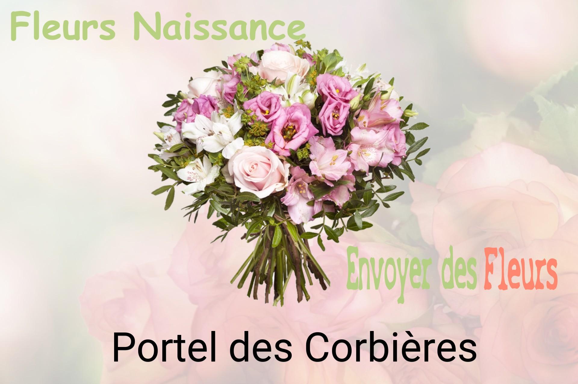 Bouquet de fleurs de naissance livré à Portel-des-Corbières